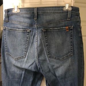 Joe’s hi rise stretch skinny cut off jeans